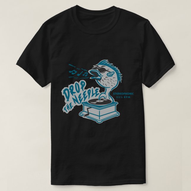T-shirt Drop the Needle     (Design devant)