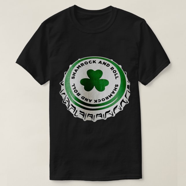 T-shirt Dropkick Murphys Shamrock et Roll 1996 (Design devant)