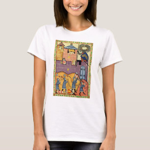 T-shirt Dropping Rocks, Manesse de Codex du XIVe siècle