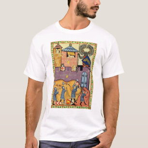 T-shirt Dropping Rocks, Manesse de Codex du XIVe siècle
