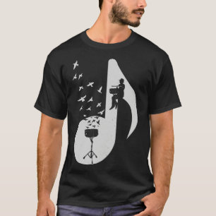 T-shirt Drum de Snare Musical