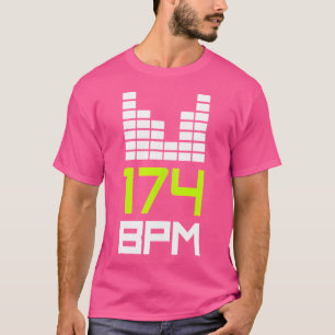 T-shirt Drum Et Basse 174 Bpm Dnb Musique Liquide Jungle E