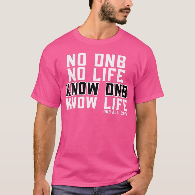 T-shirt Drum Et Basse Musique Liquide Jungle Rave Edm Mdn  (Devant)