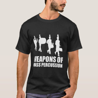 T-shirt Drumline Armes De Percussion De Masse Drôle Drum L