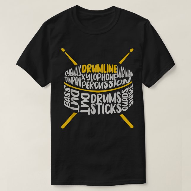 T-shirt Drumline Marching Band, School Band1 (Design devant)
