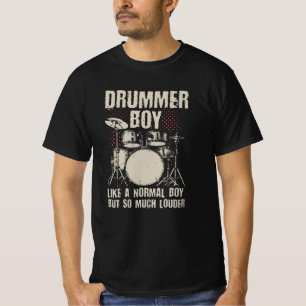 T-shirt Drummer Boy Drummer Gift Drummer