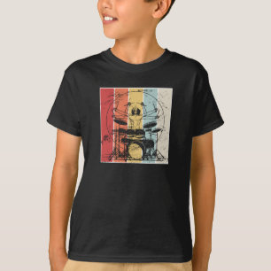 T-shirt Drummer Drummer Retro