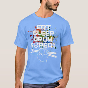 T-shirt Drummer Drumsticks Musique Drums Cadeaux