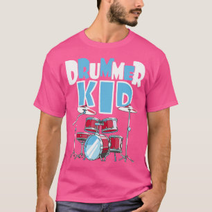 T-shirt Drummer Kid - Drôle percussionniste tambours music