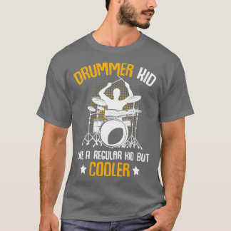T-shirt Drummer Kid Drumming Percussionist Drums Kids Boys