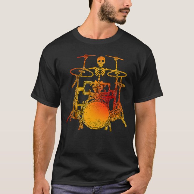 T-shirt Drummer roche et tambour 2 (Devant)