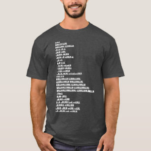 T-shirt Drummer RRLL Rudiments
