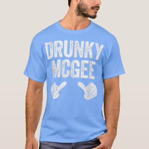 T-shirt Drunky Mcgee Jour de la Saint Patrick Couple