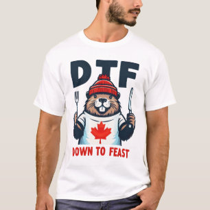 T-shirt DTF Down To Feader