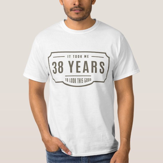 T-shirt du 38e anniversaire (Devant)