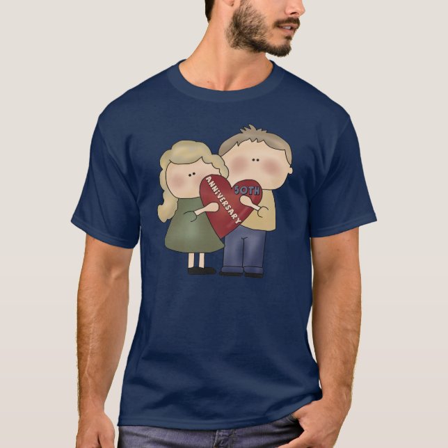 T-shirt du 50e anniversaire du Mariage (Devant)