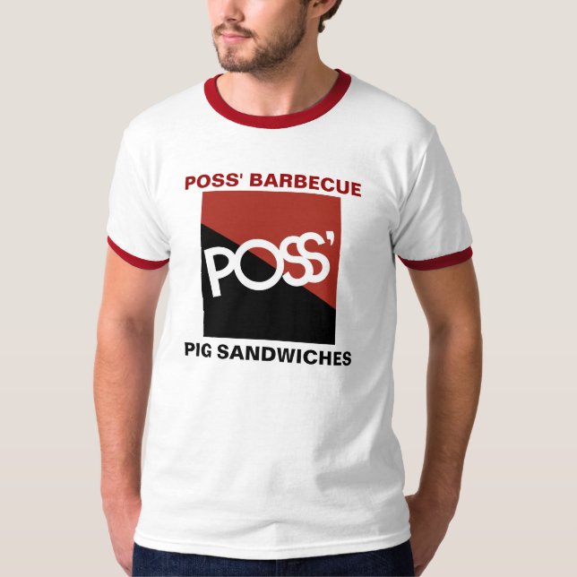 T-shirt du barbecue de Poss (Devant)