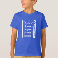 T-shirt du billet de vol de la carte d'embarquemen
