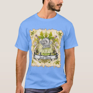 T-shirt du blason de famille Green Knight Nom de f