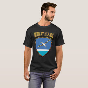 T-shirt du Bouclier Drapeau des Îles Midway