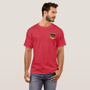 T-shirt du Bouclier Drapeau Deutschland/Allemagne
