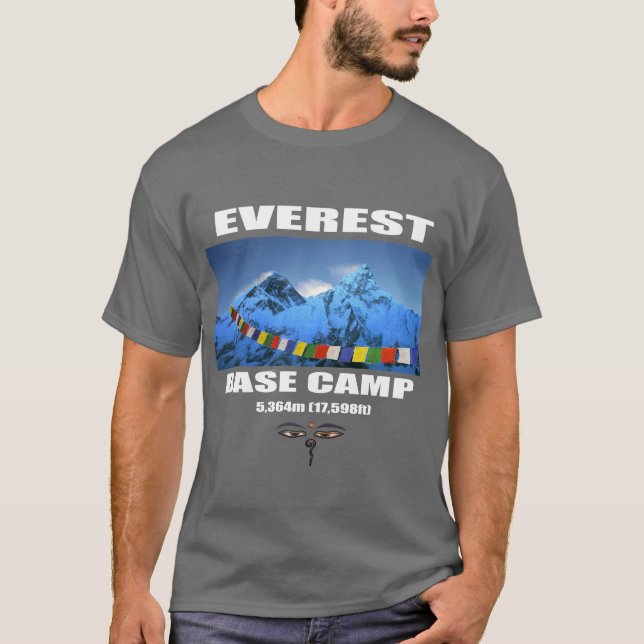 T-shirt du camp de base du mont Everest (Devant)