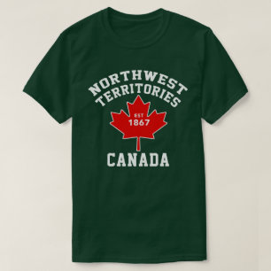 T-shirt du Canada Est.1870 de drapeau de