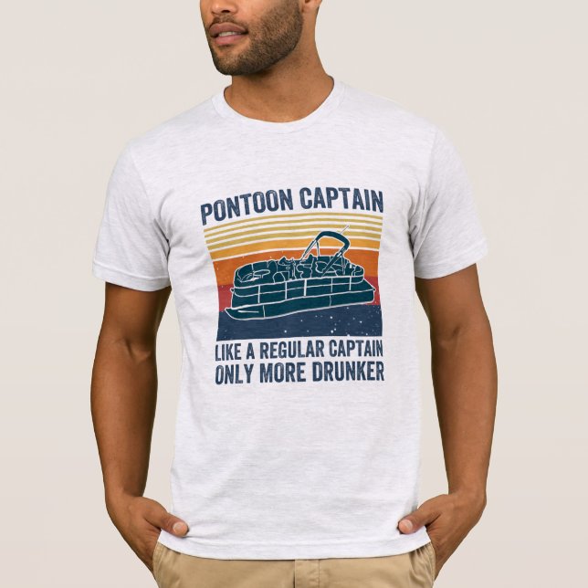 T-shirt du capitaine de ponton (Devant)