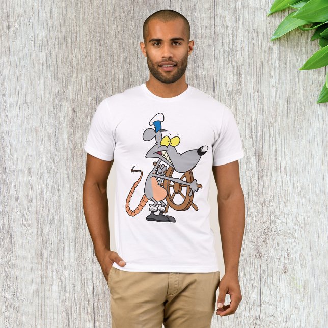 T-shirt du capitaine de rat Mens (Créateur téléchargé)