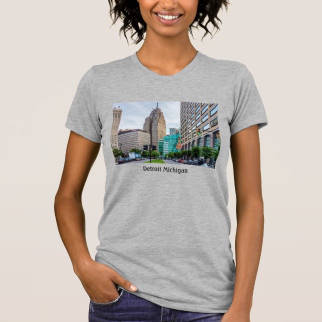 T-shirt du centre-ville de Detroit (Devant)