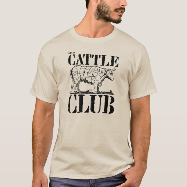 T-shirt du club de bétail (Devant)