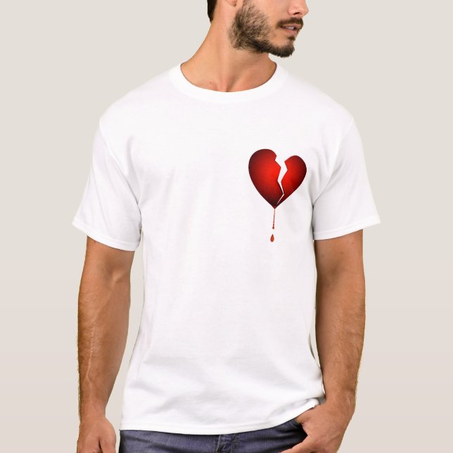 T-shirt du coeur brisé (Devant)
