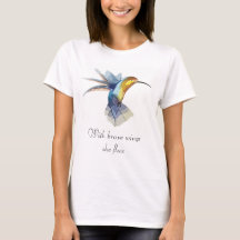 T-shirt du colibri des femmes
