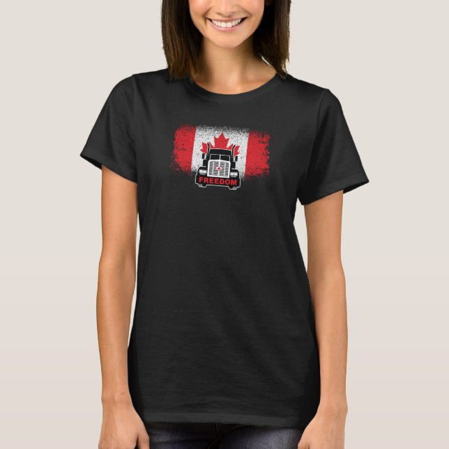 T-shirt du Convoi pour la liberté des camions du C (Devant)
