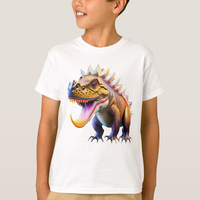T-shirt du cool Dinosaur Unisex (Devant)
