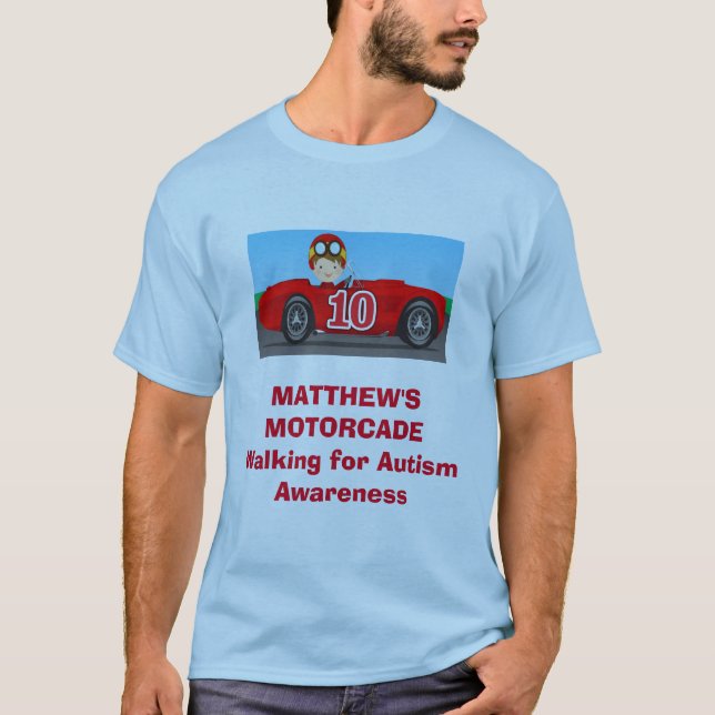 T-shirt du cortège de voitures de Matthew (Devant)