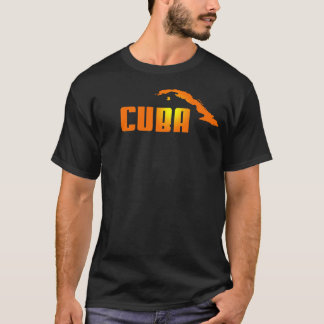 T-shirt du Cuba DJ - logo de soleil