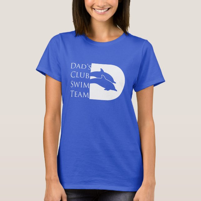 T-shirt du dauphin des femmes, royal (Devant)