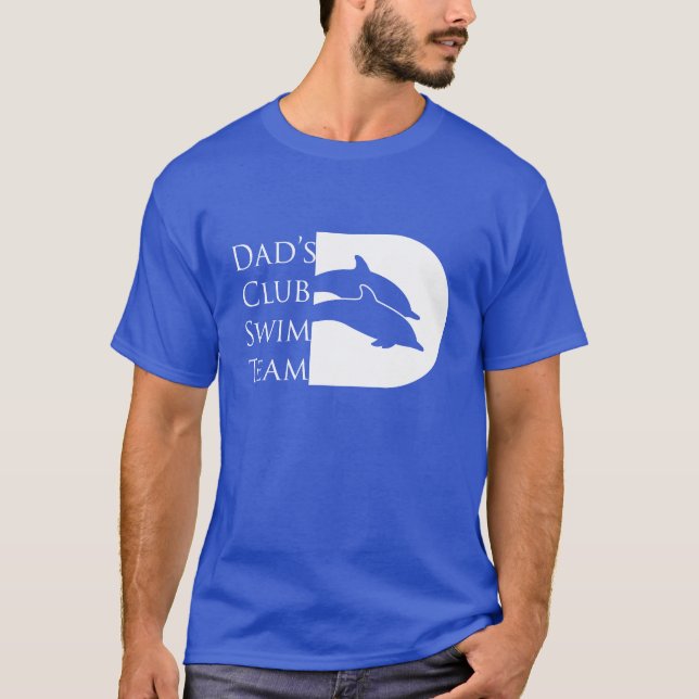 T-shirt du dauphin des hommes, royal (Devant)