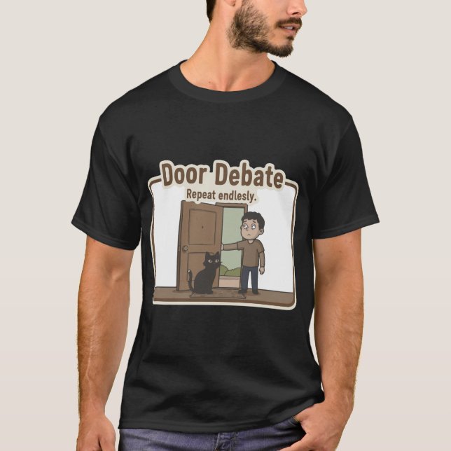 T-shirt du débat de porte (Devant)