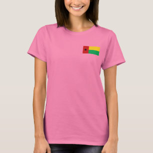 T-shirt du DK de drapeau et de carte de la