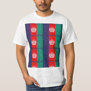 T-shirt du drapeau afghan
