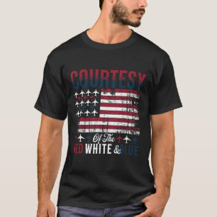 T-shirt Du drapeau américain rouge blanc et bleu 4 juillet