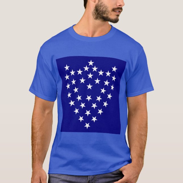 T-shirt du drapeau de bataille du général Sherman (Devant)