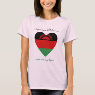 T-shirt du drapeau du Malawi