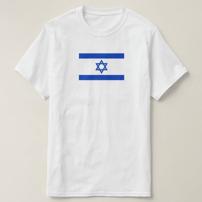 t-shirt du drapeau israélien (Design devant)