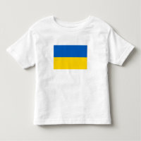 T-shirt du drapeau patriotique ukrainien Toddler