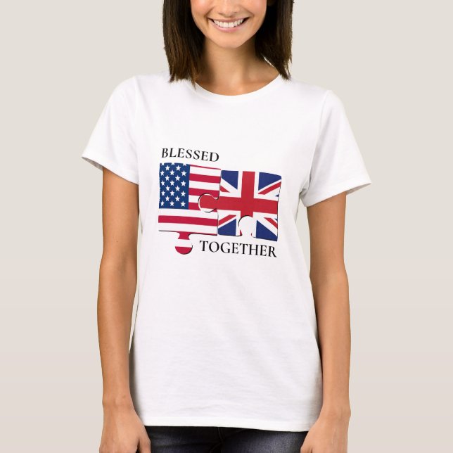 T-shirt du drapeau UNION JACK des États-Unis (Devant)