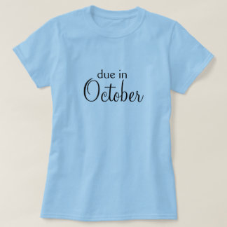T-shirt Dû en octobre !