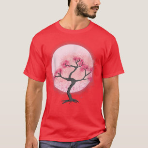 T-shirt du fan culturel japonais Sakura Tree